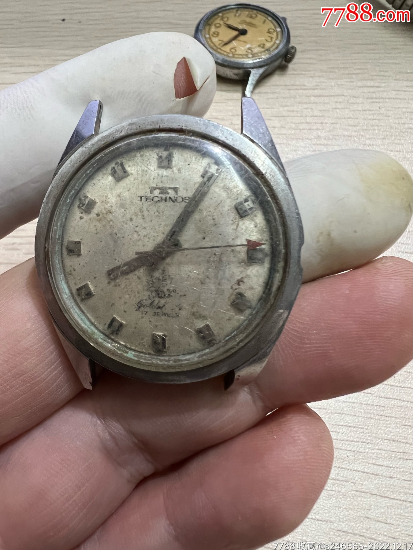 瑞士天诺克男款古董表_手表/腕表_茅庐高人【7788收藏__收藏热线】