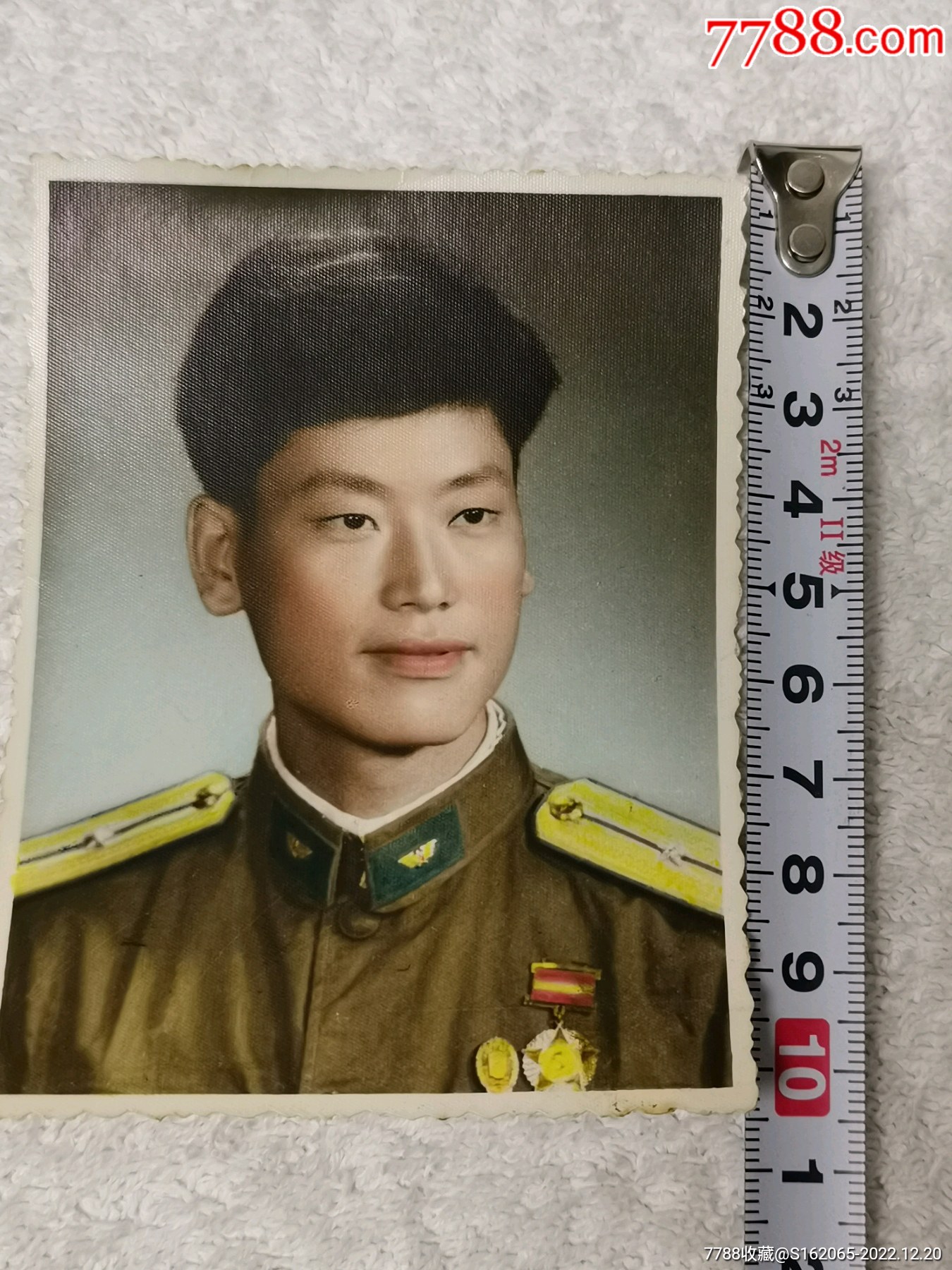 手工上色立功空军留影