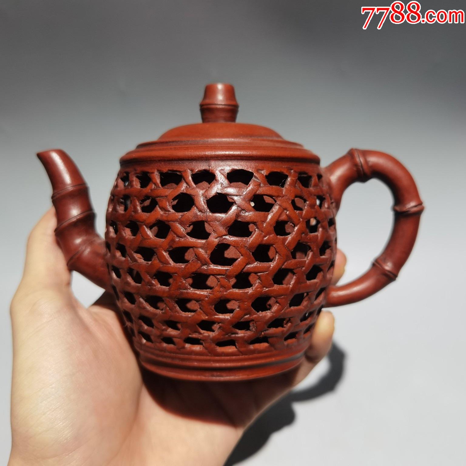 放漏早期旧藏紫砂壶竹节壶精品珍藏低价格拍卖