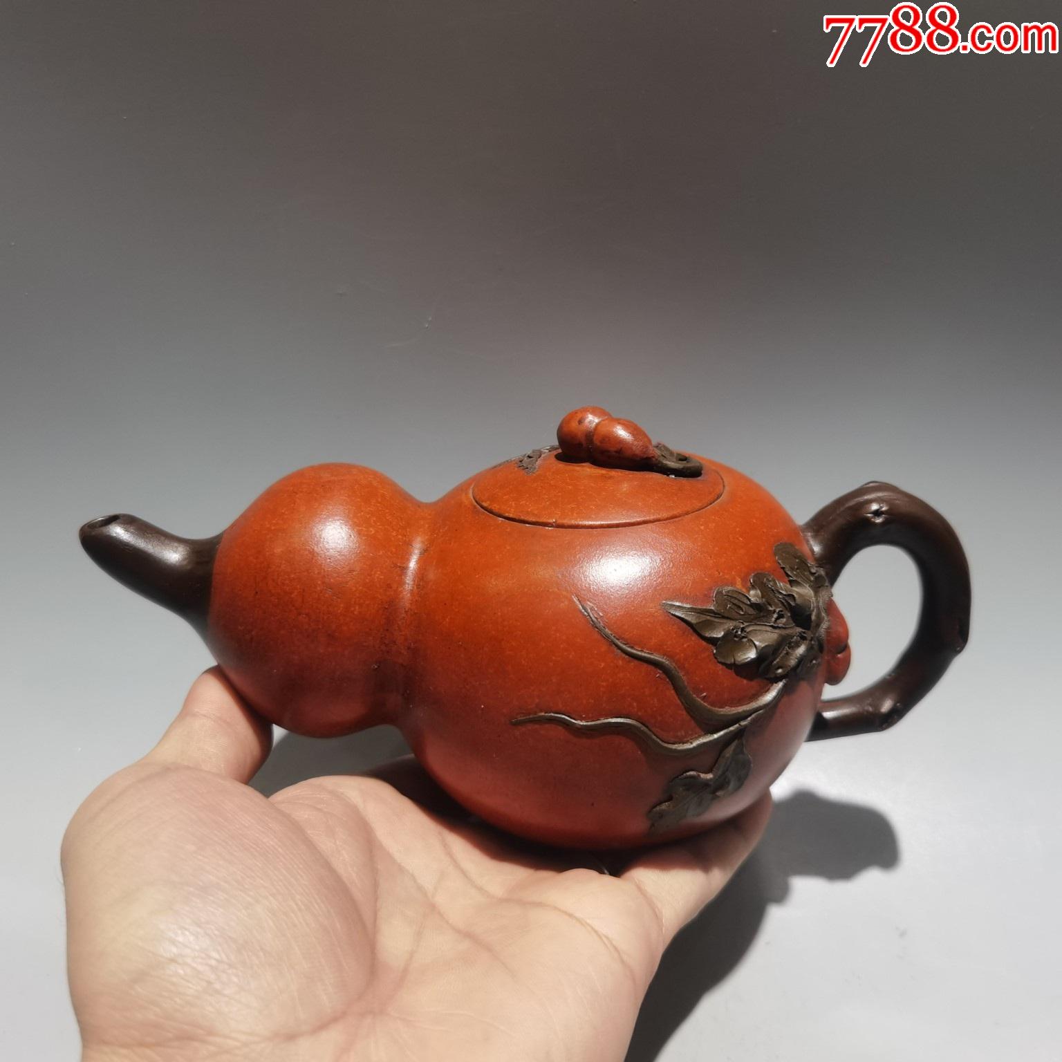 放漏!早期旧藏紫砂壶【葫芦壶】精品珍藏低价格拍卖_价格128元_第1张