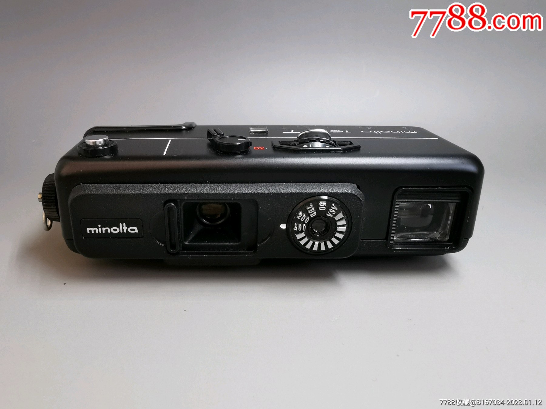 日本minolta美能达16qt迷你微型相机品相很好如图所示未胶片试机当