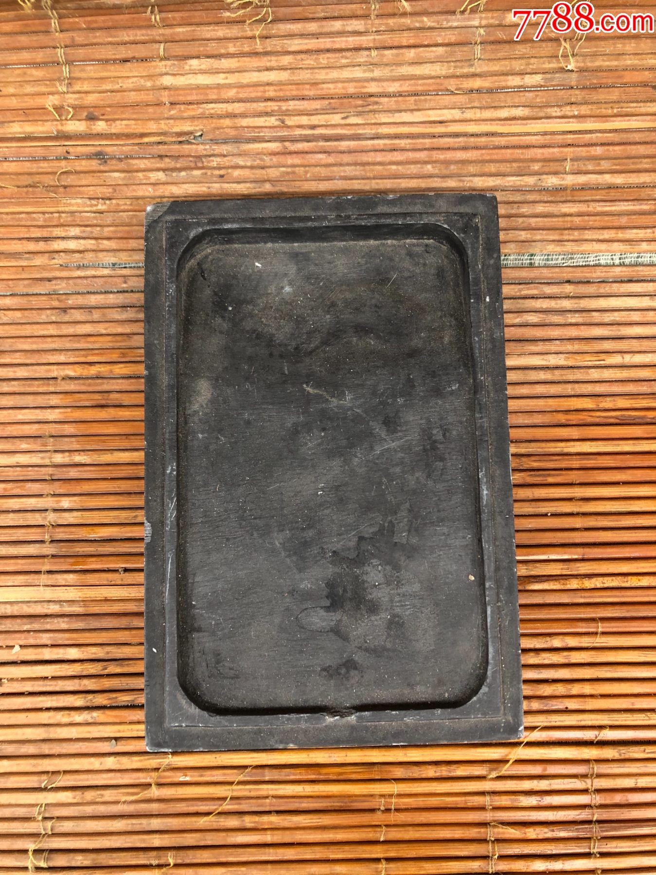 长方形老砚台_价格110元【慧古轩】_第1张