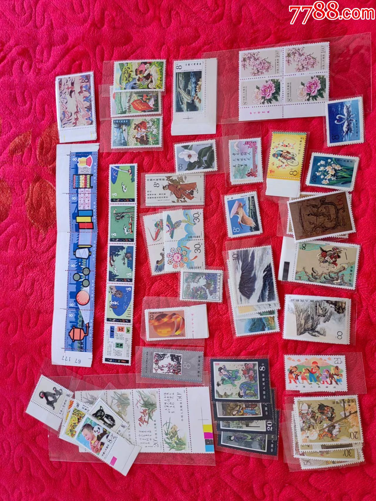 文*邮票信销票4枚_新中国邮票_收藏行情_回收价格_7788田村卡收藏