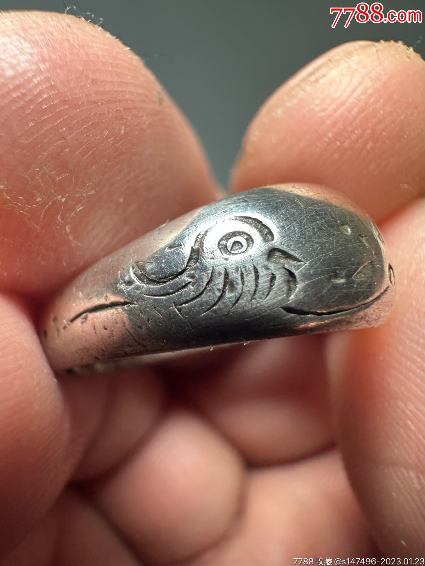 民国银鸳鸯戒指_价格100元【圪僚沟跑乡下的】_第1张