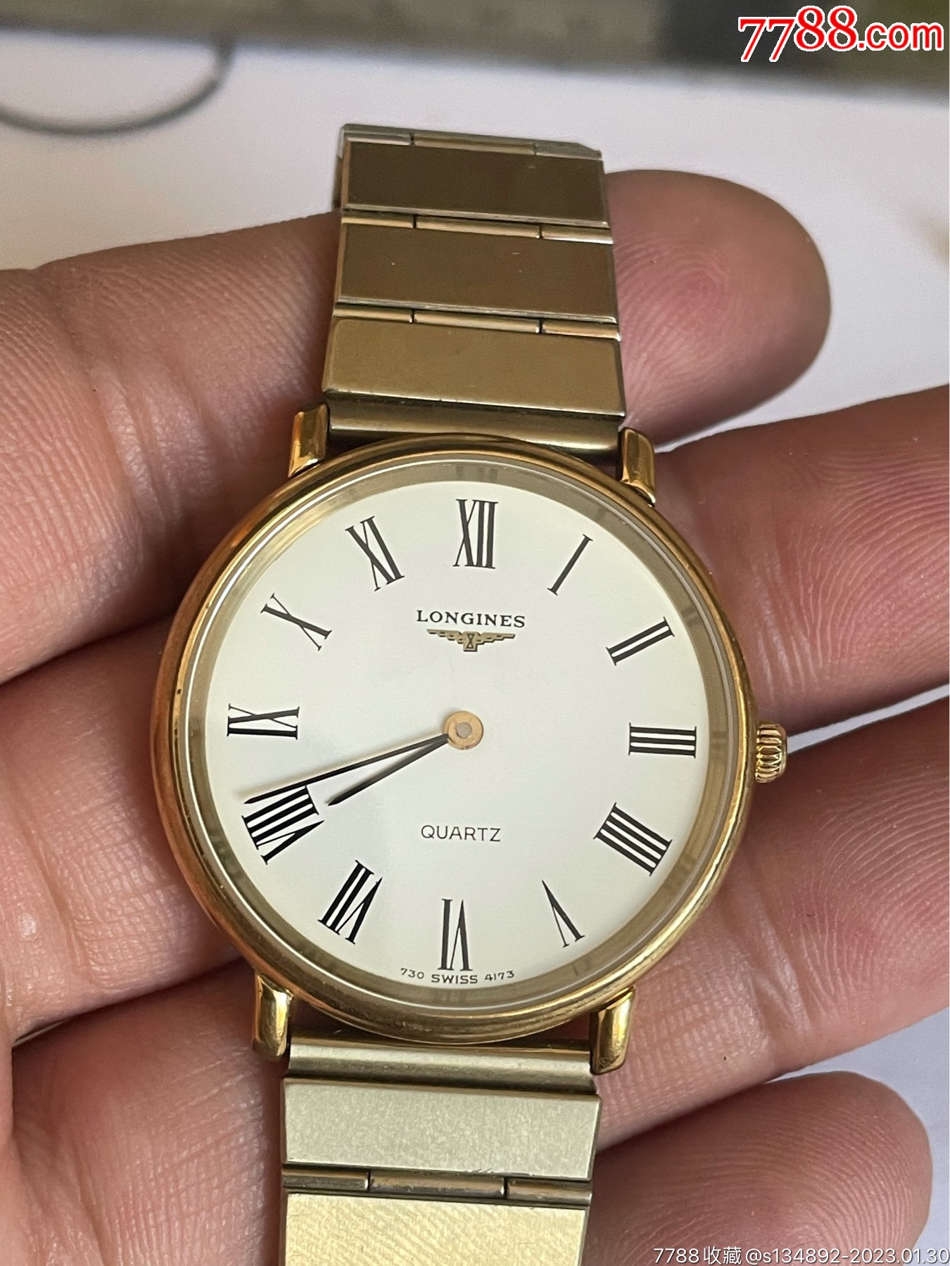 好品瑞士产浪琴男石英表