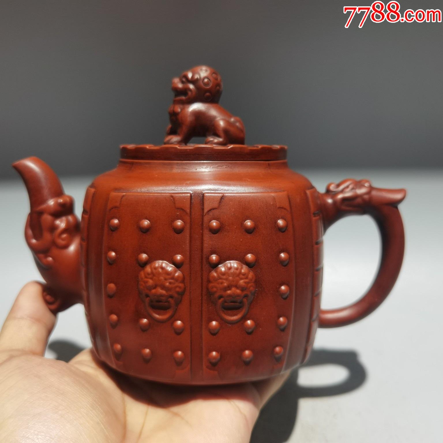 放漏!早期旧藏紫砂壶【大宅门】精品珍藏低价格拍卖_价格158元_第1张