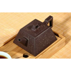 国工李民薄胎全手工大红袍锦囊壶_紫砂壶_图片收藏_回收价格_7788老酒