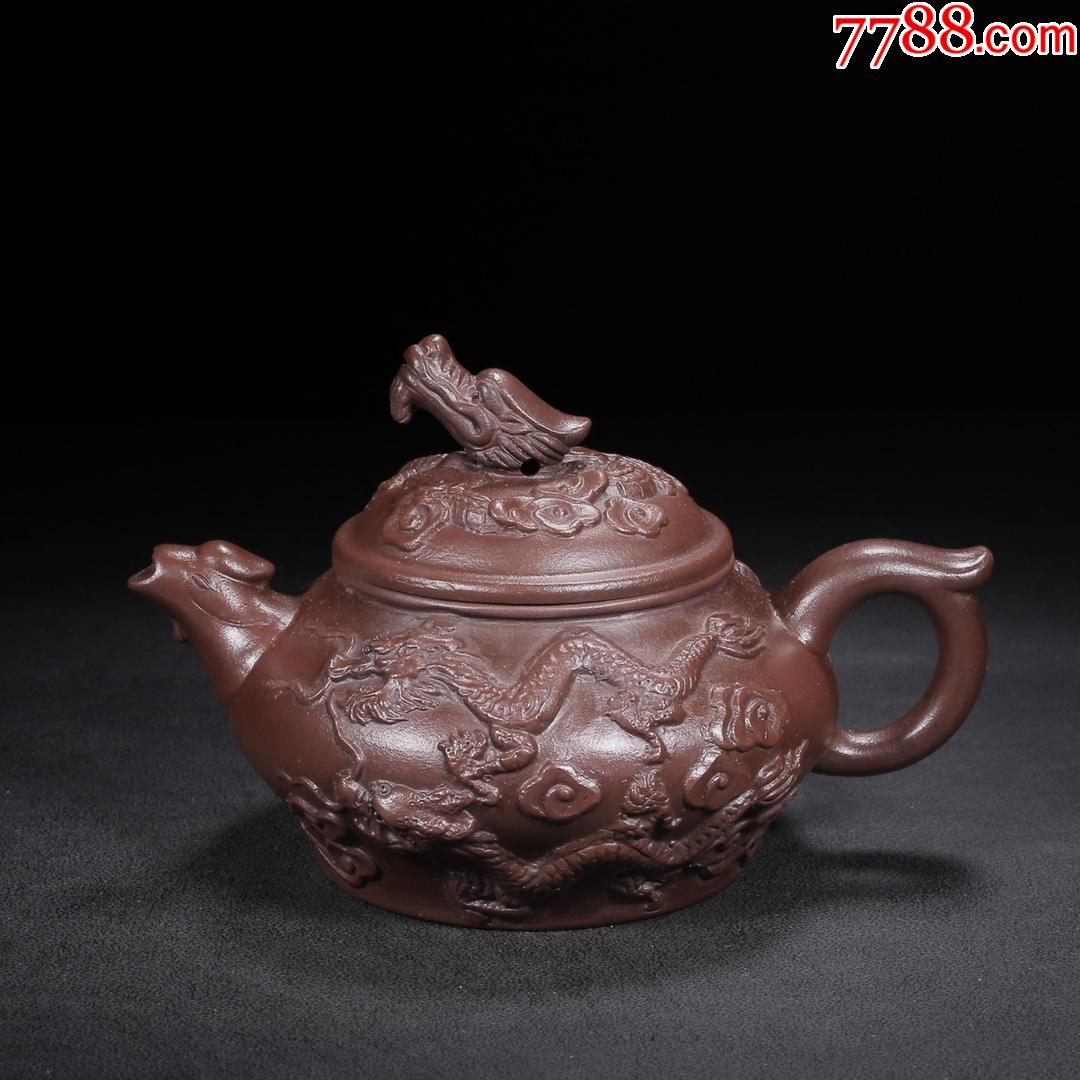 放漏早期旧藏紫砂壶龙头老大精品珍藏低价格拍卖