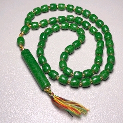 回流老料琉璃青蛙皮精心编制项链尺寸:10毫米翎管59*12毫米琉