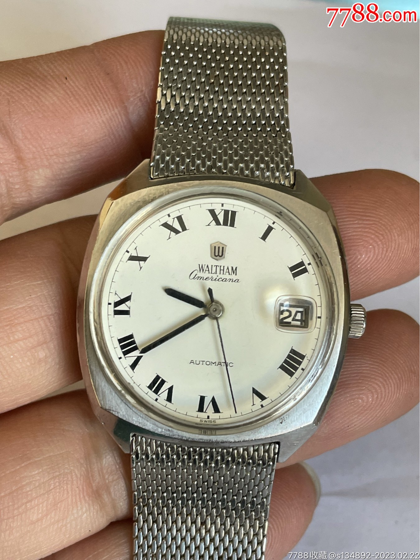 com)>首页>拍卖>手表/腕表>好品瑞士产华生全自动男机械表_价格180元