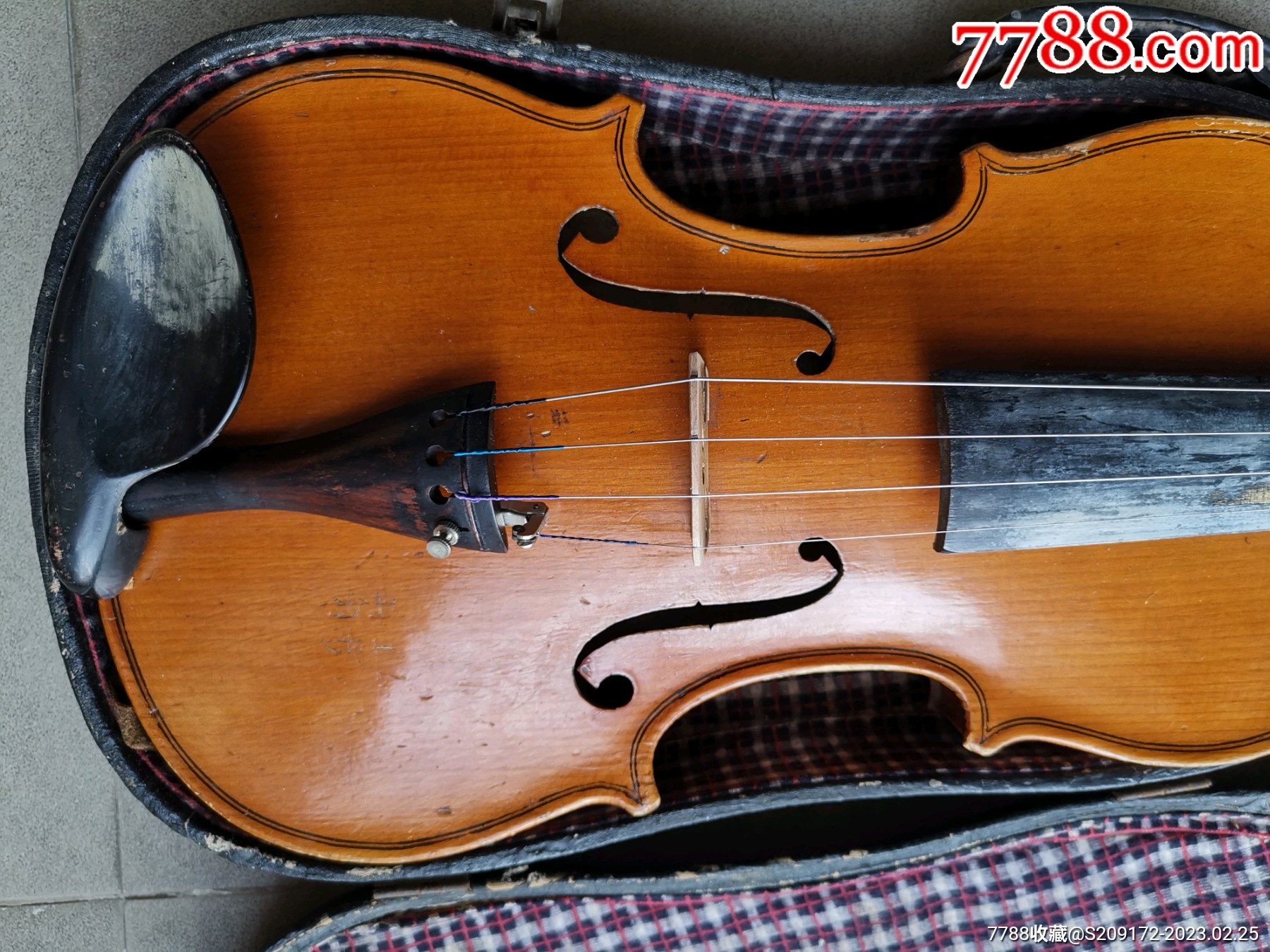 金音高档演奏花纹演奏手工实木小提琴成年人专业级虎纹JYVL-P100_元业乐器航航店