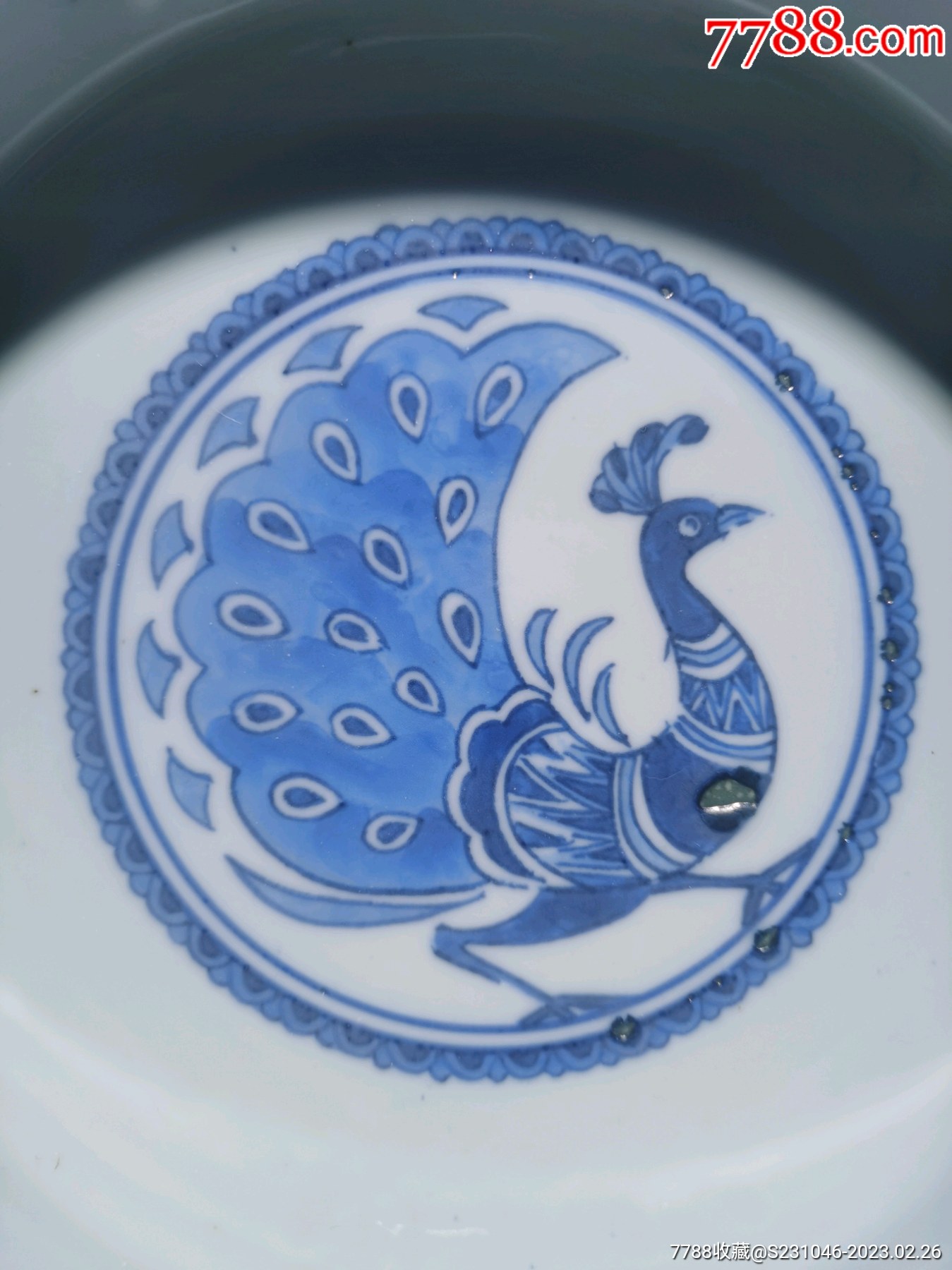 5品9960年代光明瓷厂试验组青花石榴花纹玲珑茶具￥2,6669.