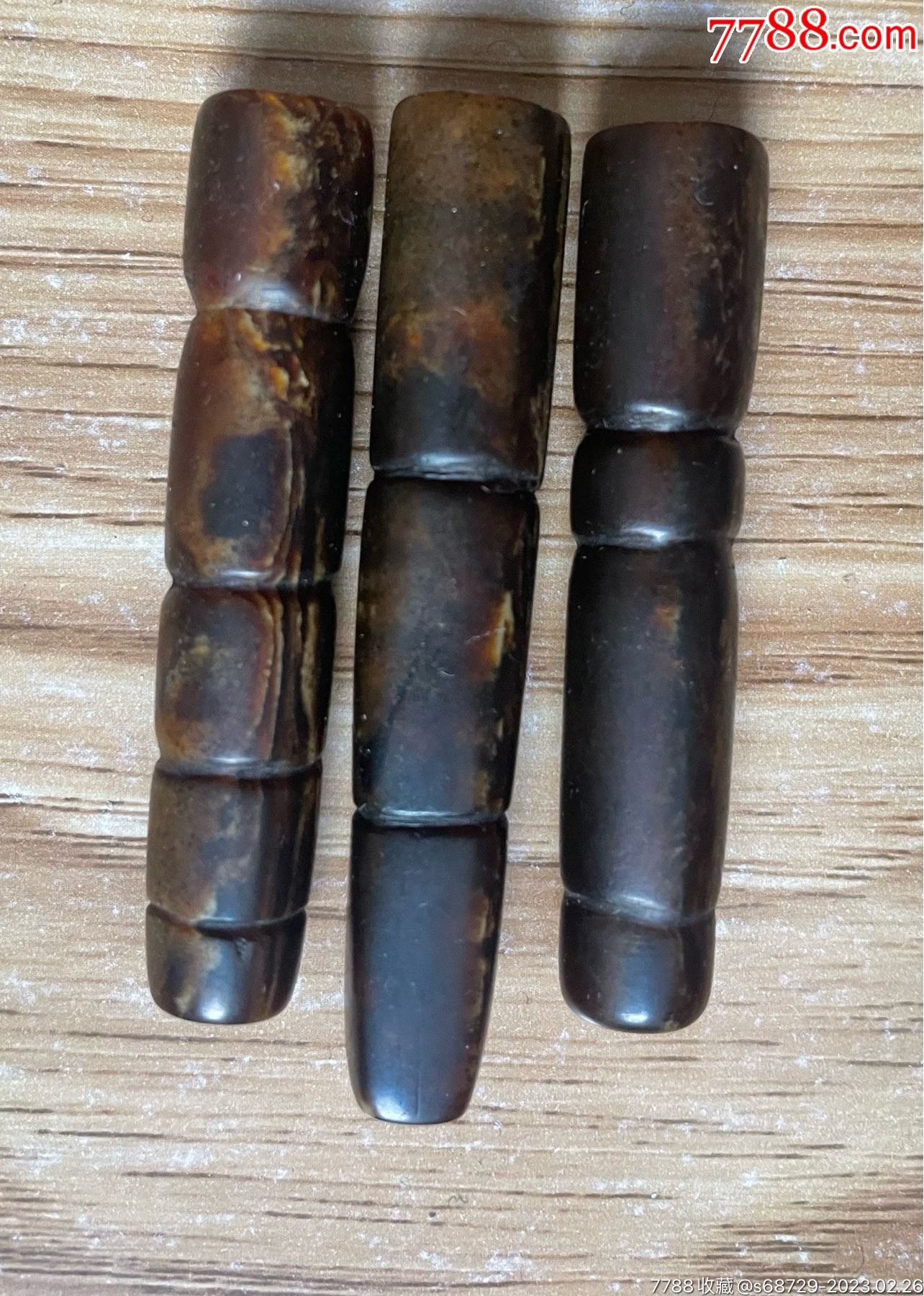 3只花琥珀烟嘴_价格120元【润物斋】_第1张