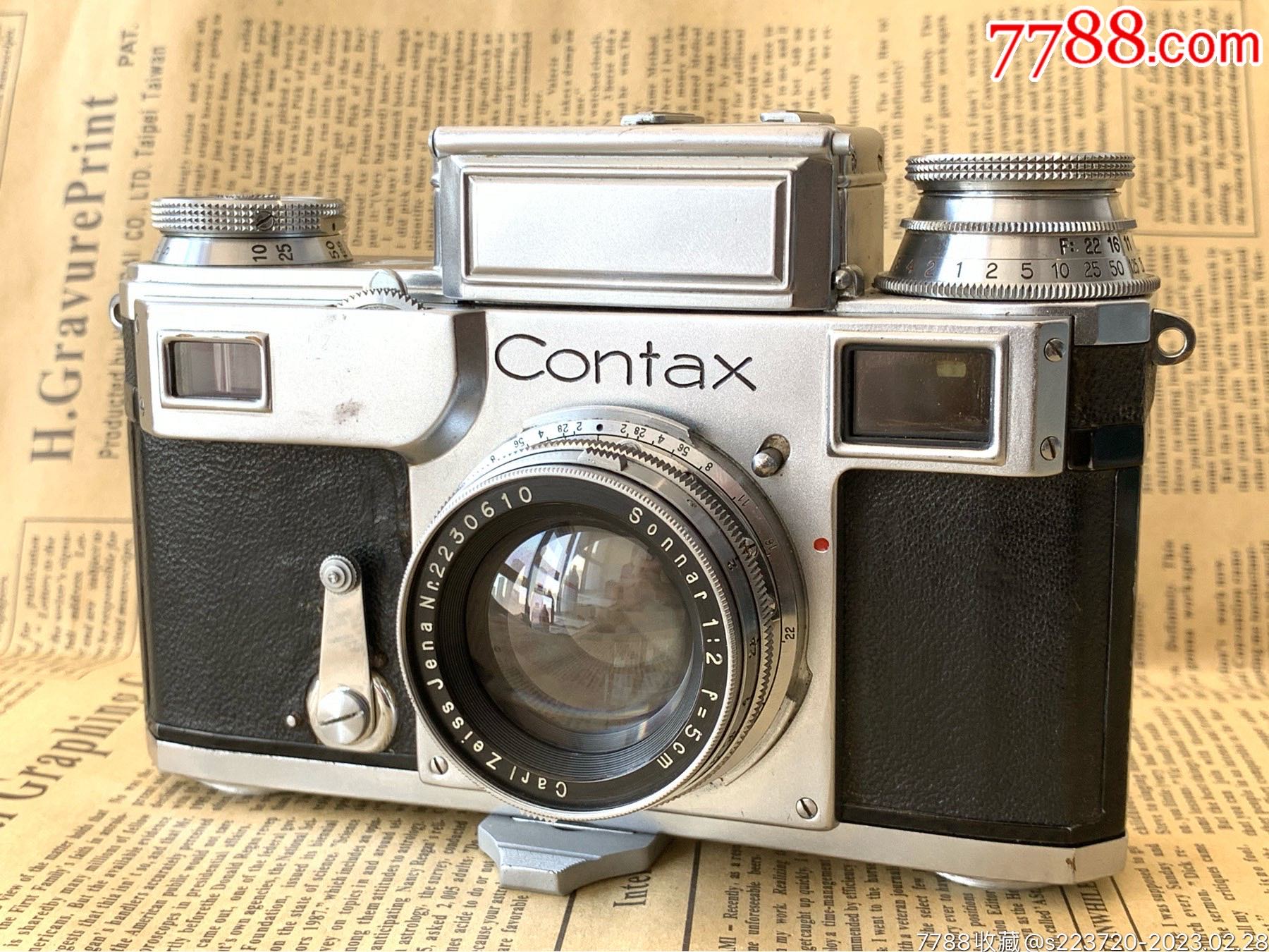 战前康泰时contax_iii 蔡司zeiss_50/2伸缩镜头rf口_价格1981元_第1张