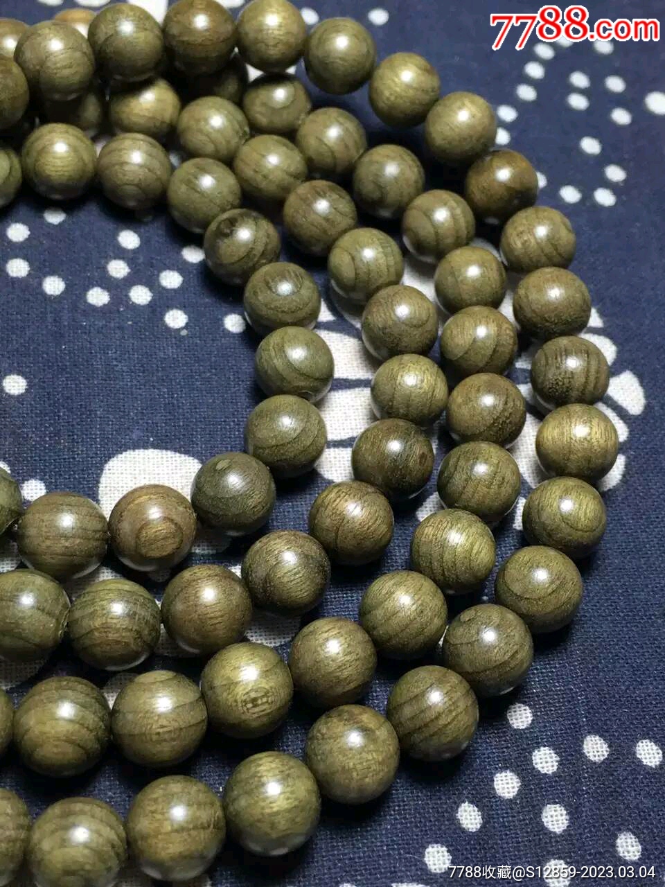 金丝楠阴沉108颗佛珠手串