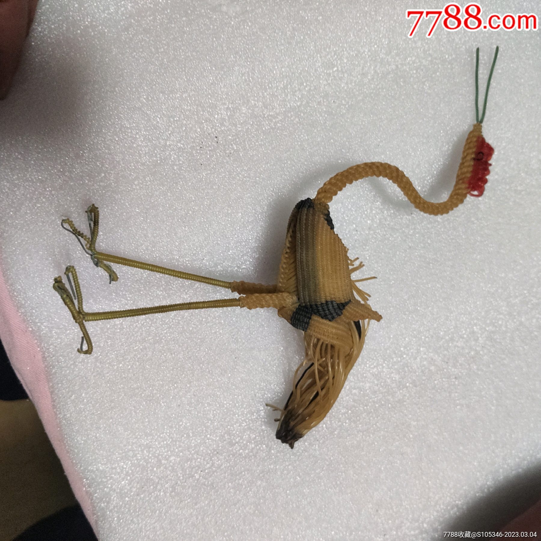 怀旧收藏,手工编织,仙鹤._价格1元_第1张