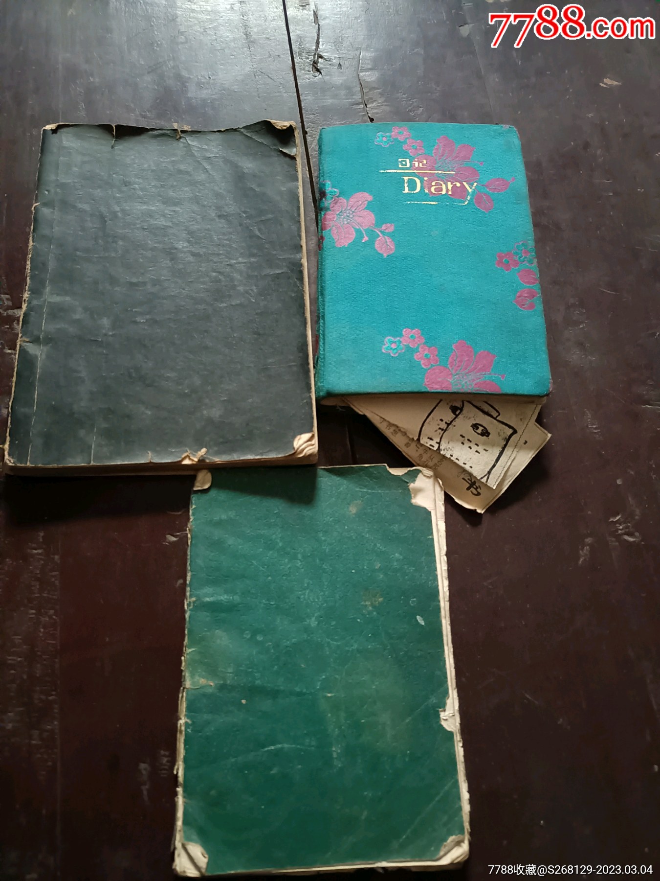 怀旧老硬皮笔记本3本-笔记本/日记本-7788商城__七七八八商品交易平台