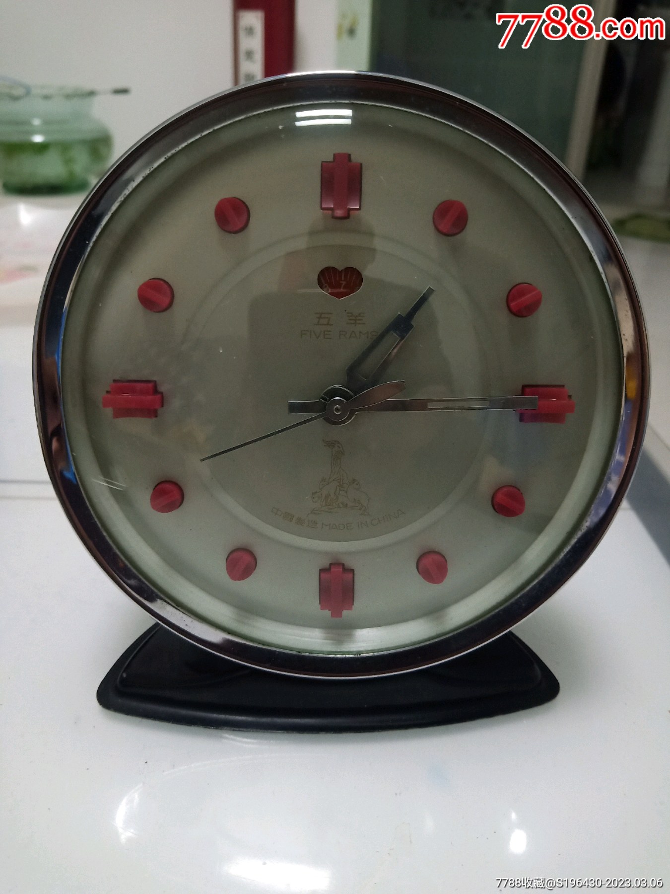 好品五羊机械闹表_闹钟/马蹄表_保国古玩店【7788收藏__收藏热线】