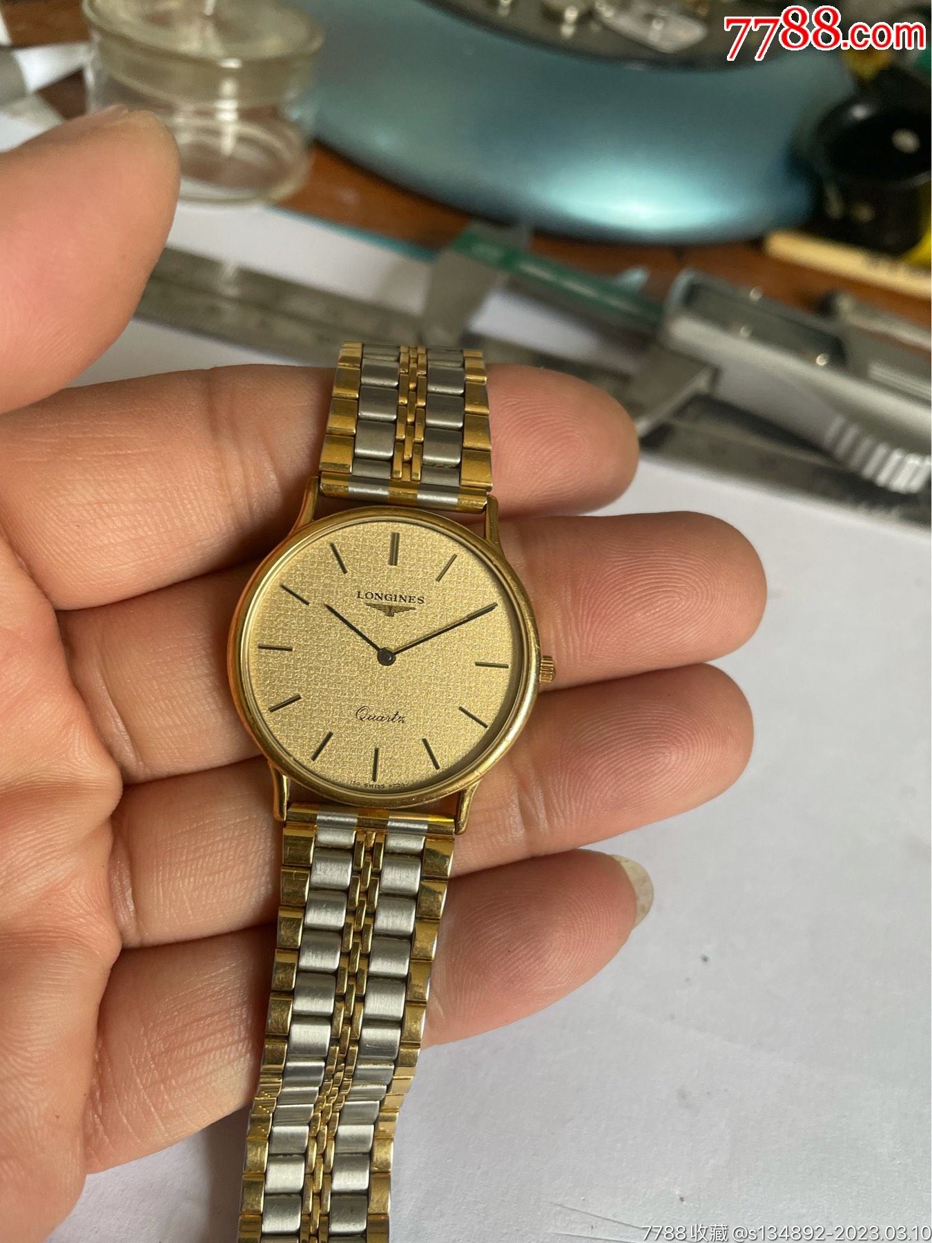 好品瑞士产浪琴男石英表_价格40元【非凡表业】_第1张