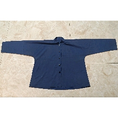 民国时期清代改良老青布衫(即将消失的老服饰,收藏实物老物饰)