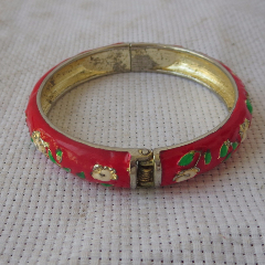 老手镯景泰蓝景泰蓝折叠手镯