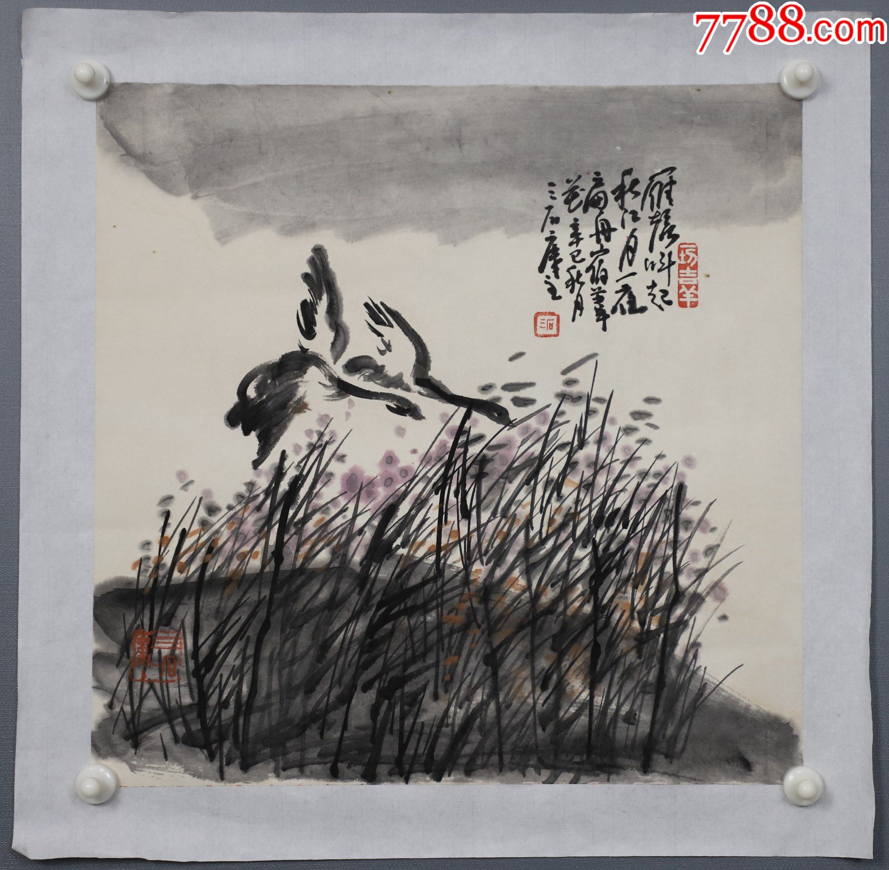 曾宓,花鸟-价格:1088元-au33285921-花鸟国画原作 -加价-7788收藏