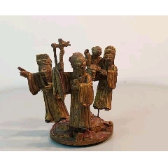 清楠木鎏金福祿壽三星擺件(zc33287969)