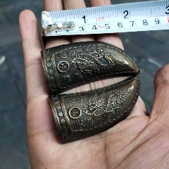 纯铜道教用品阴阳卦圣卦圣杯羊角圣杯贡杯