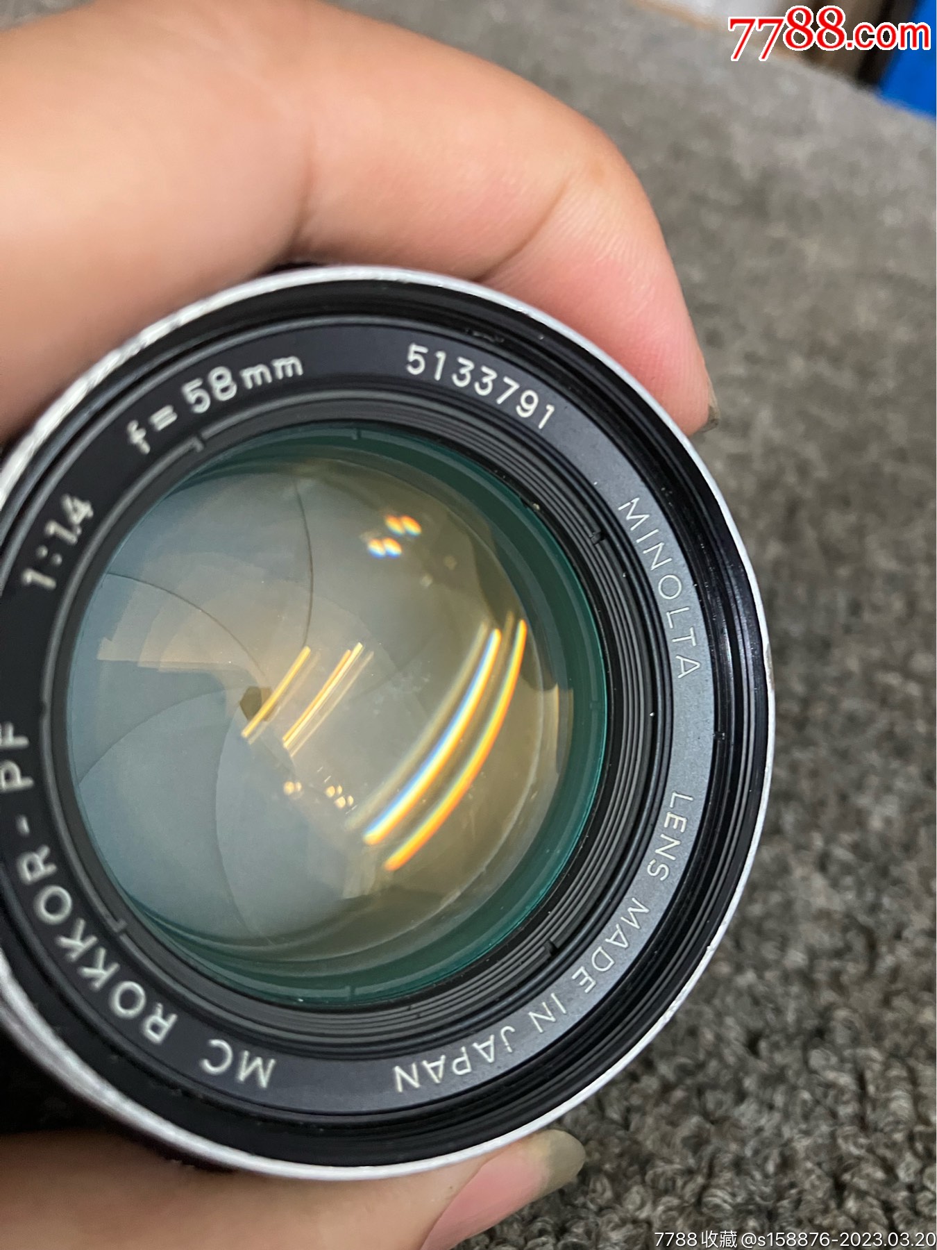 美能达58/1.4镜头_价格21元_第1张
