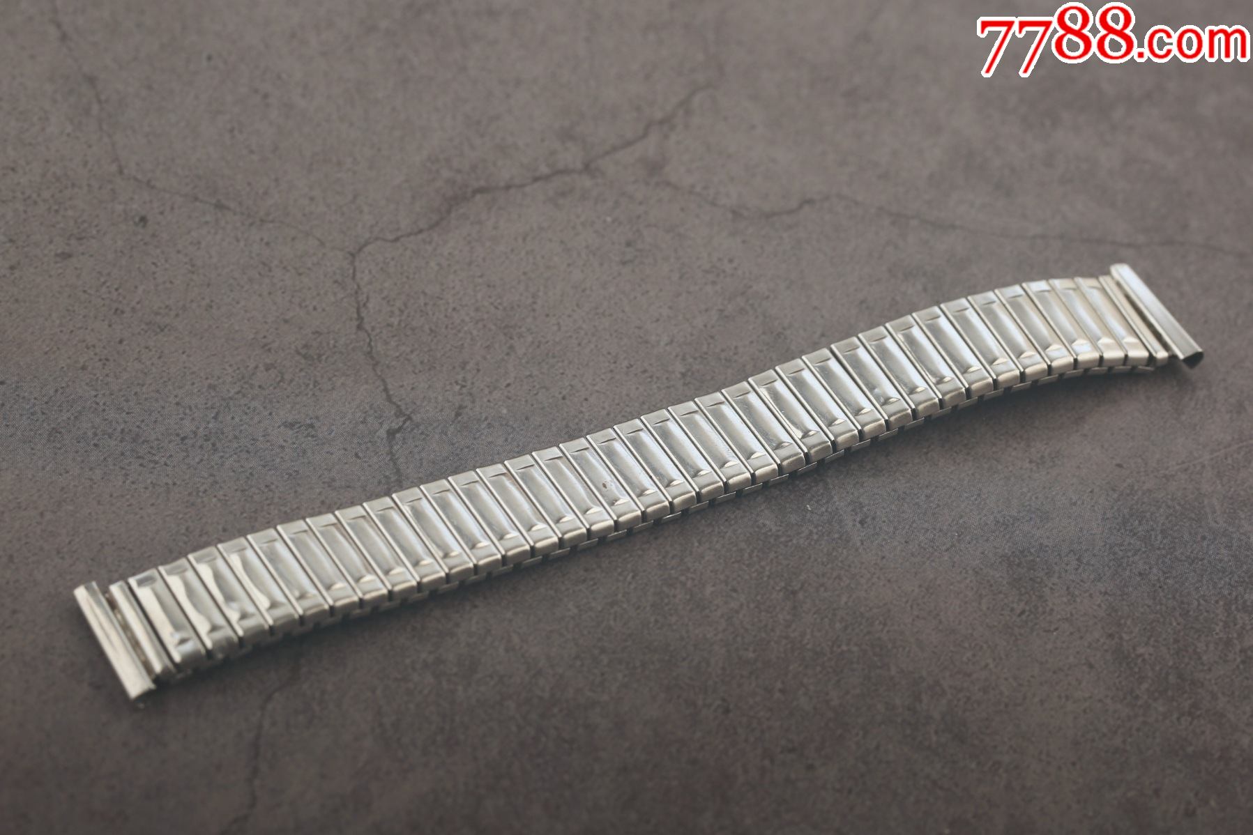 杭州表带厂经典金砖款型弹簧式老表带国产表带厂收藏级存在