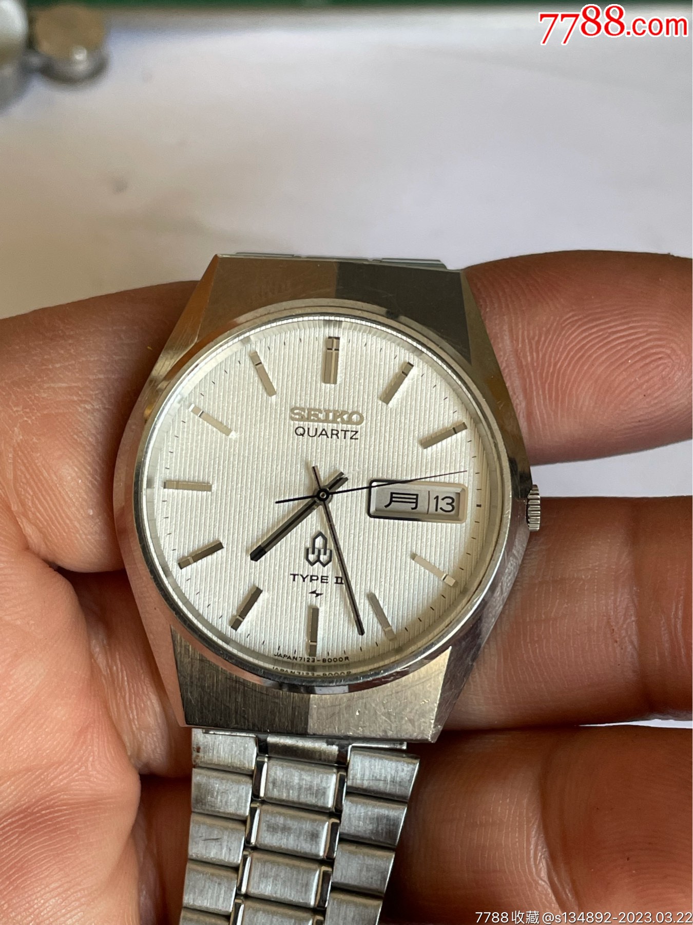 好品日产精工7123男石英表-价格:25元-au33364988-手表/腕表 -加价