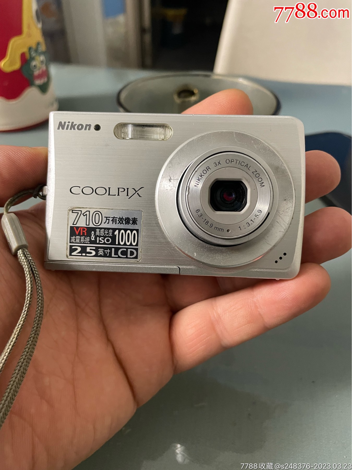 尼康s200数码相机,镜头错误_卡片机/数码相机_古近玩物驿站【7788收藏