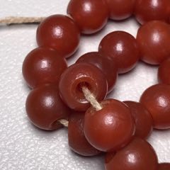 乡下偶遇老者珍藏红玛瑙贵人项链尺寸:29*10毫米*10颗红玛瑙可-玛瑙