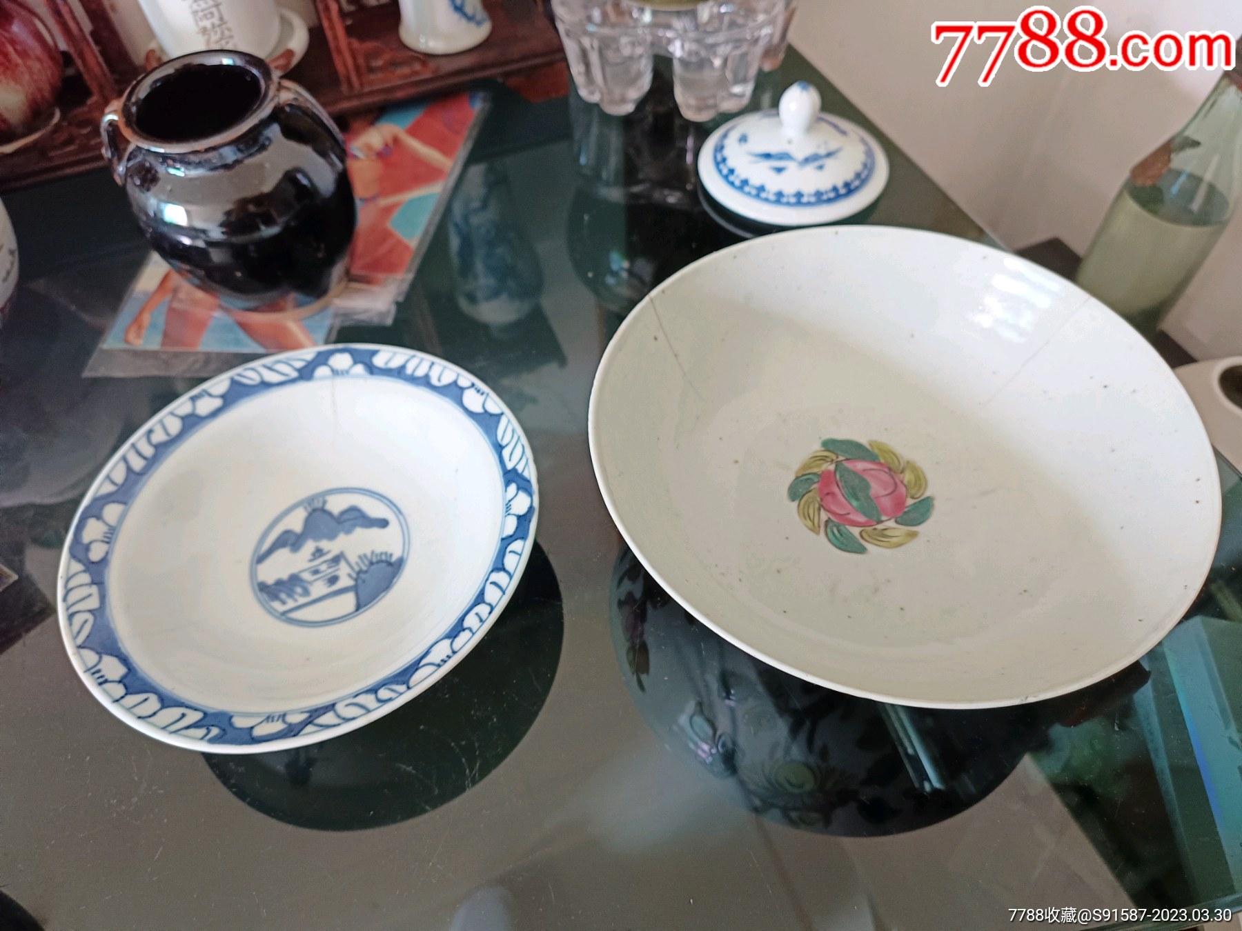 民国老碗2只_价格60元_第1张