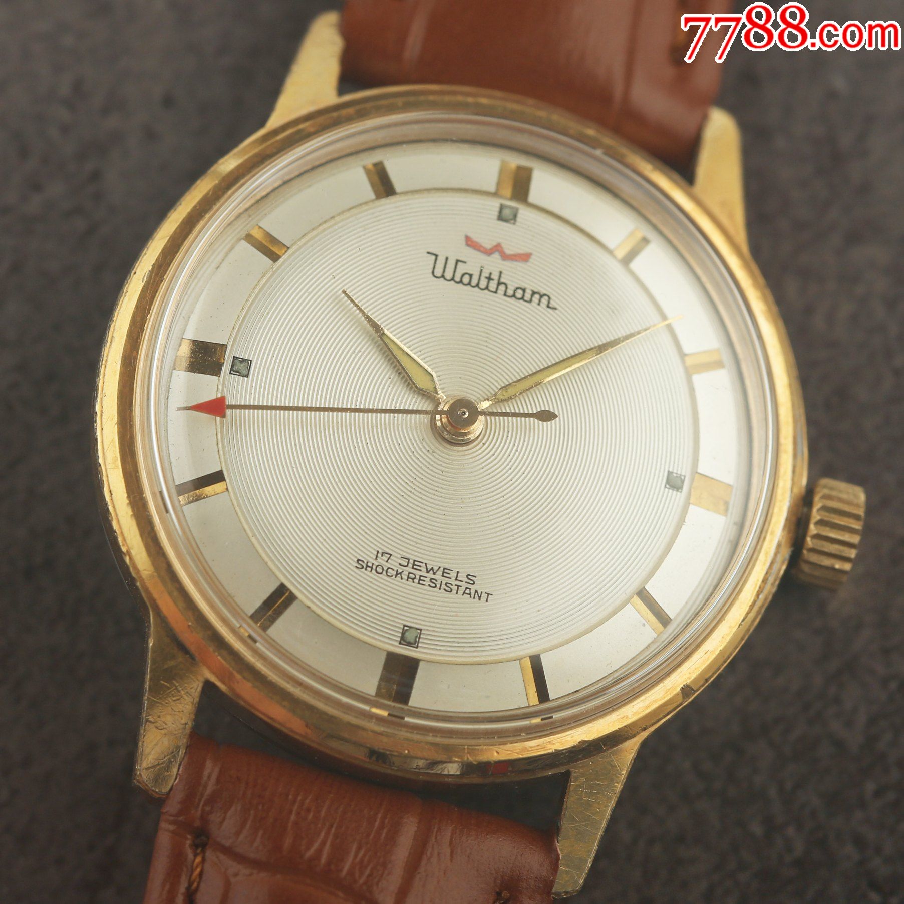 美国华生古董表复古cd唱片纹星球轨道刻度设计美国表展购回_手表/腕表