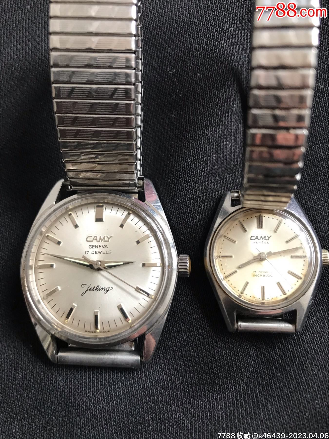 精品瑞士卡美男女表合拍(仔细阅图看简介)-价格:20元-au33548333-手表