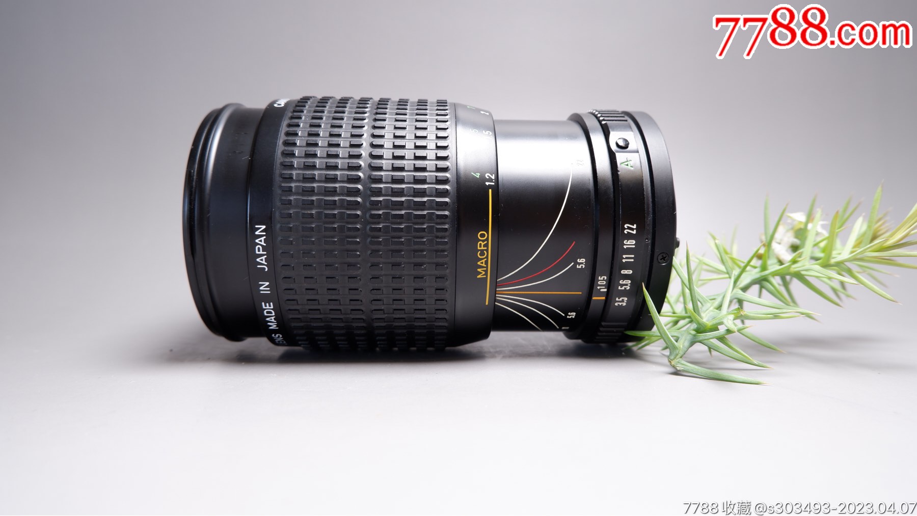 canon佳能35105mmf3545镜头佳能fd卡口前后镜片轻