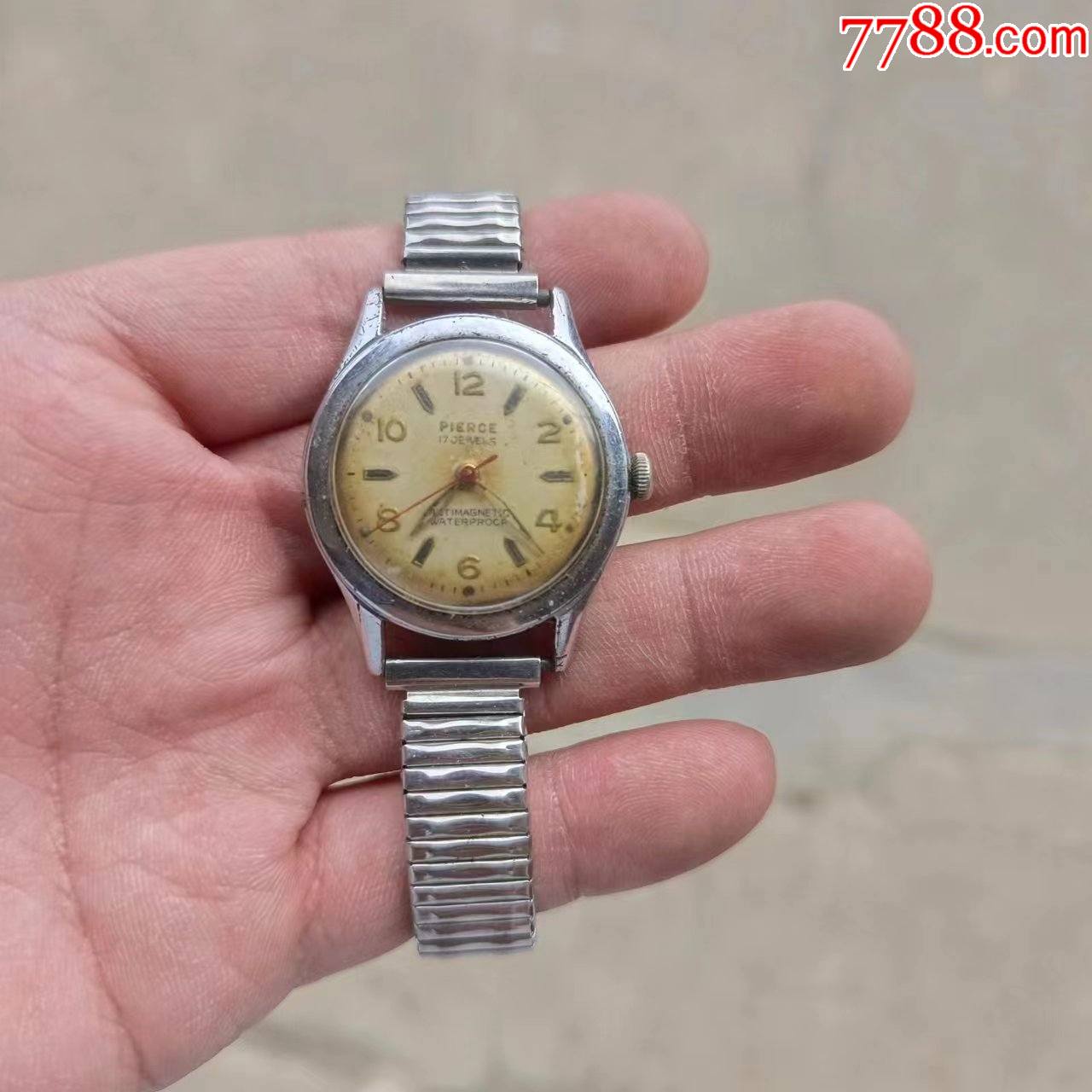 瑞士pierce古董机械表_手表/腕表_配件图片_收藏价格_7788钟表收藏
