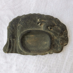 澄泥老砚台老澄泥砚龙砚古砚陶砚