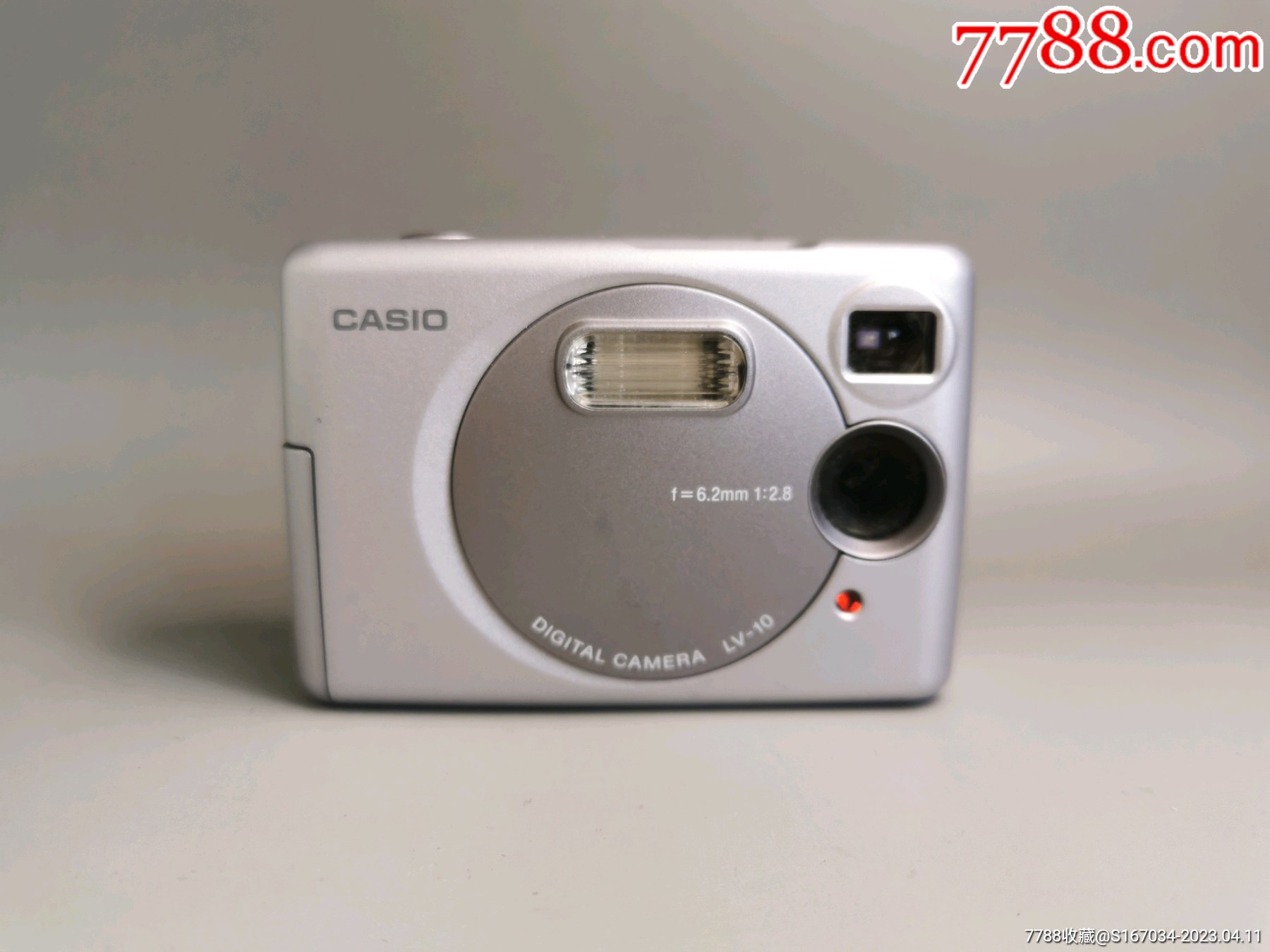 卡西欧lv10数码相机放入电池无反应当摆件机配件机出售74t