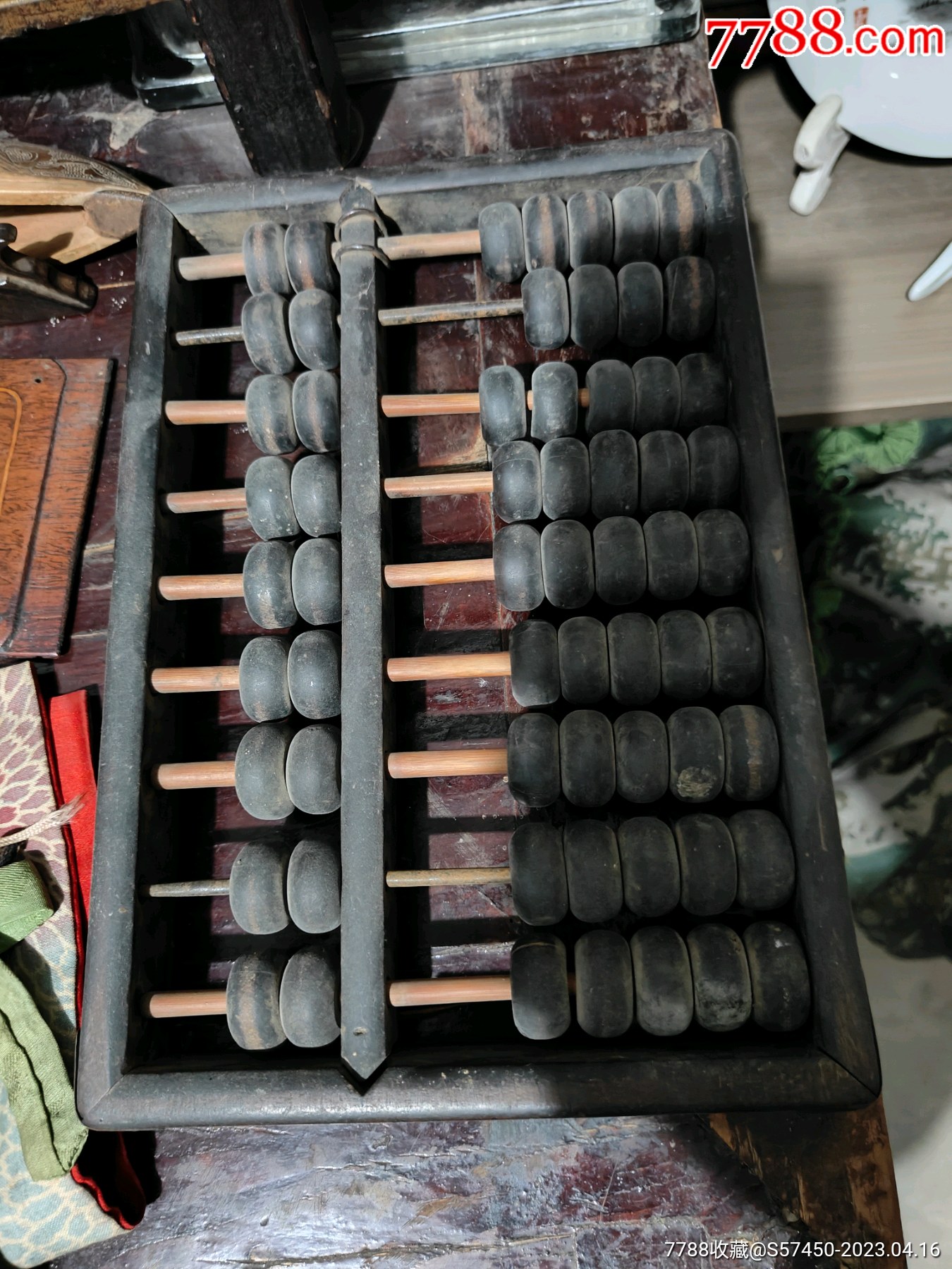 老红木算盘_价格158元_第1张