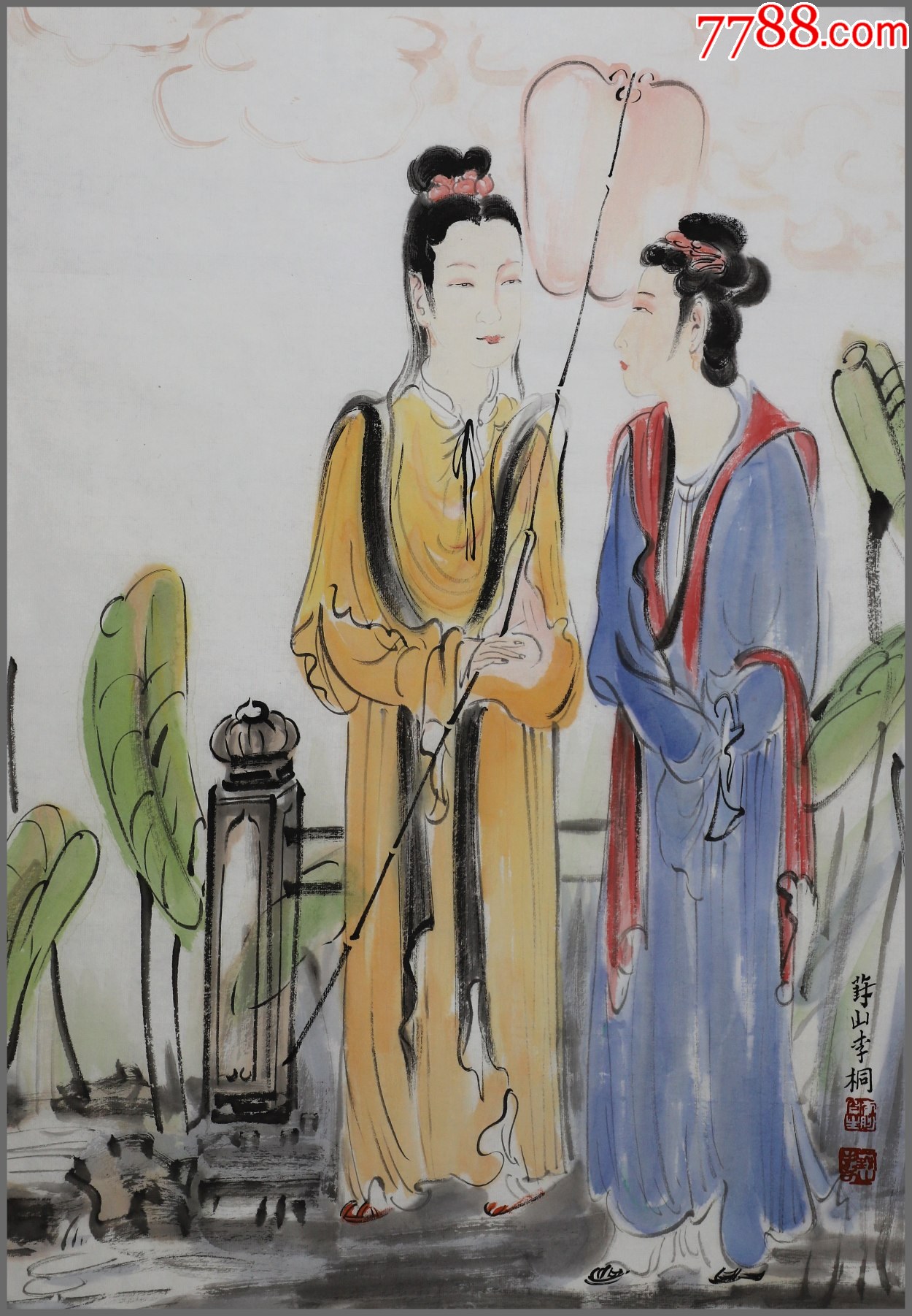 李桐,人物画-价格:1088元-au33702290-人物国画原作