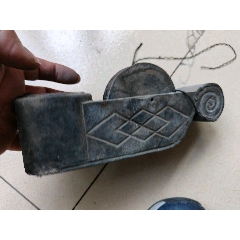 清代核桃木墨斗(满工)-价格:58元-au35978547-墨斗/木工用具 -加价