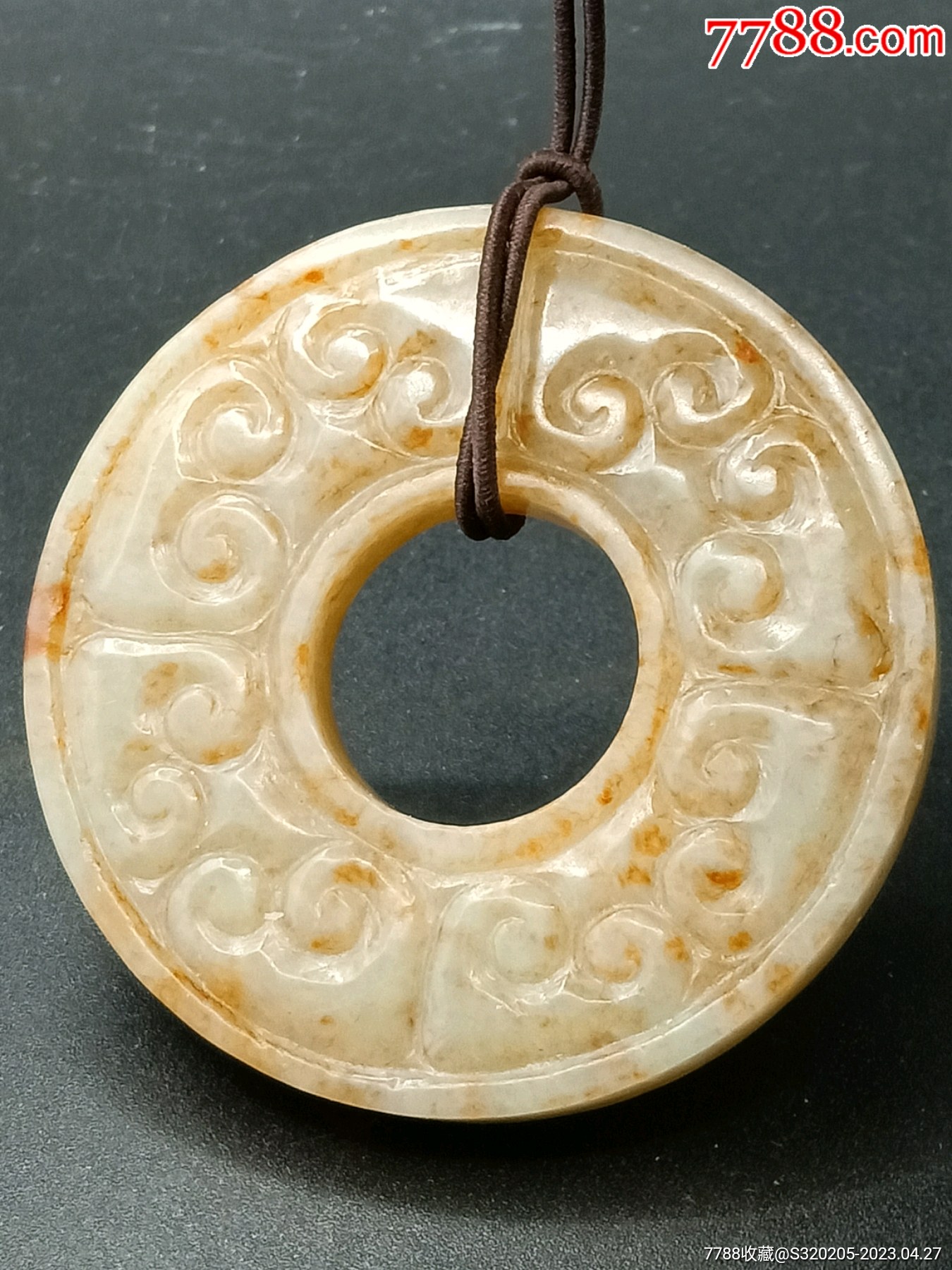 和田玉龙云纹玉璧_和田玉_收藏行情_回收价格_7788小本票