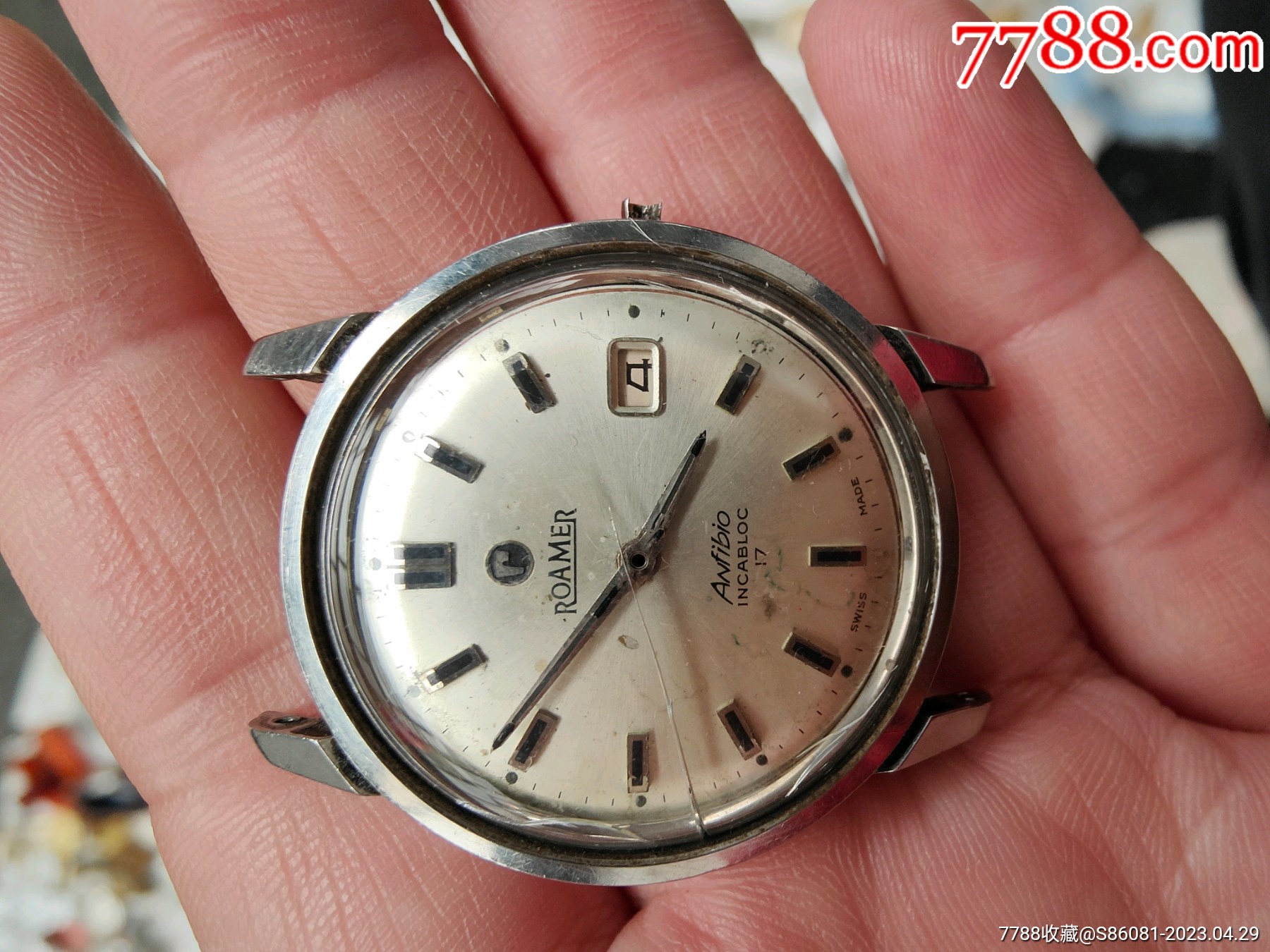 瑞士罗马手卷机械表拍卖_手表/腕表_配件图片_收藏价格_7788钟表收藏