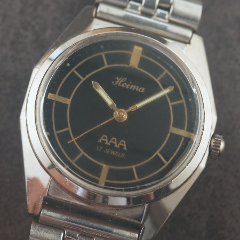 库存未使用品老国营黑马牌手表首家中外合资中国风黑八卦_手表/腕表