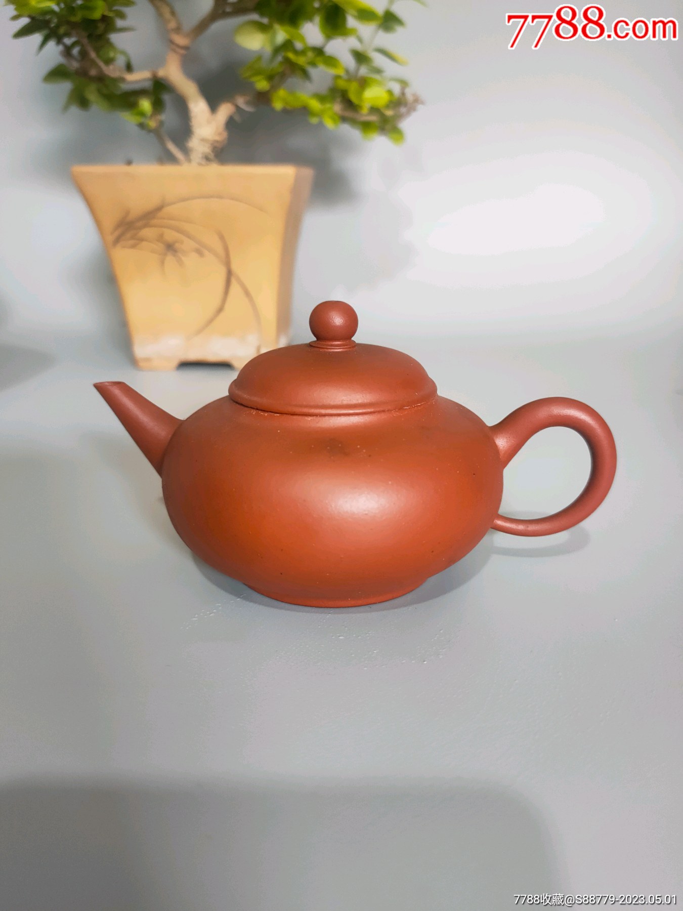 惠孟臣水平壶(仔细看图目录在拍)_紫砂壶_作品图片_收藏价格_7788纸艺