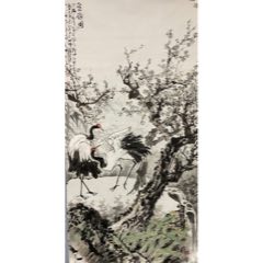 字画真迹中美协大画家孙兆武8平尺花鸟精品-价格:988元-au37790813