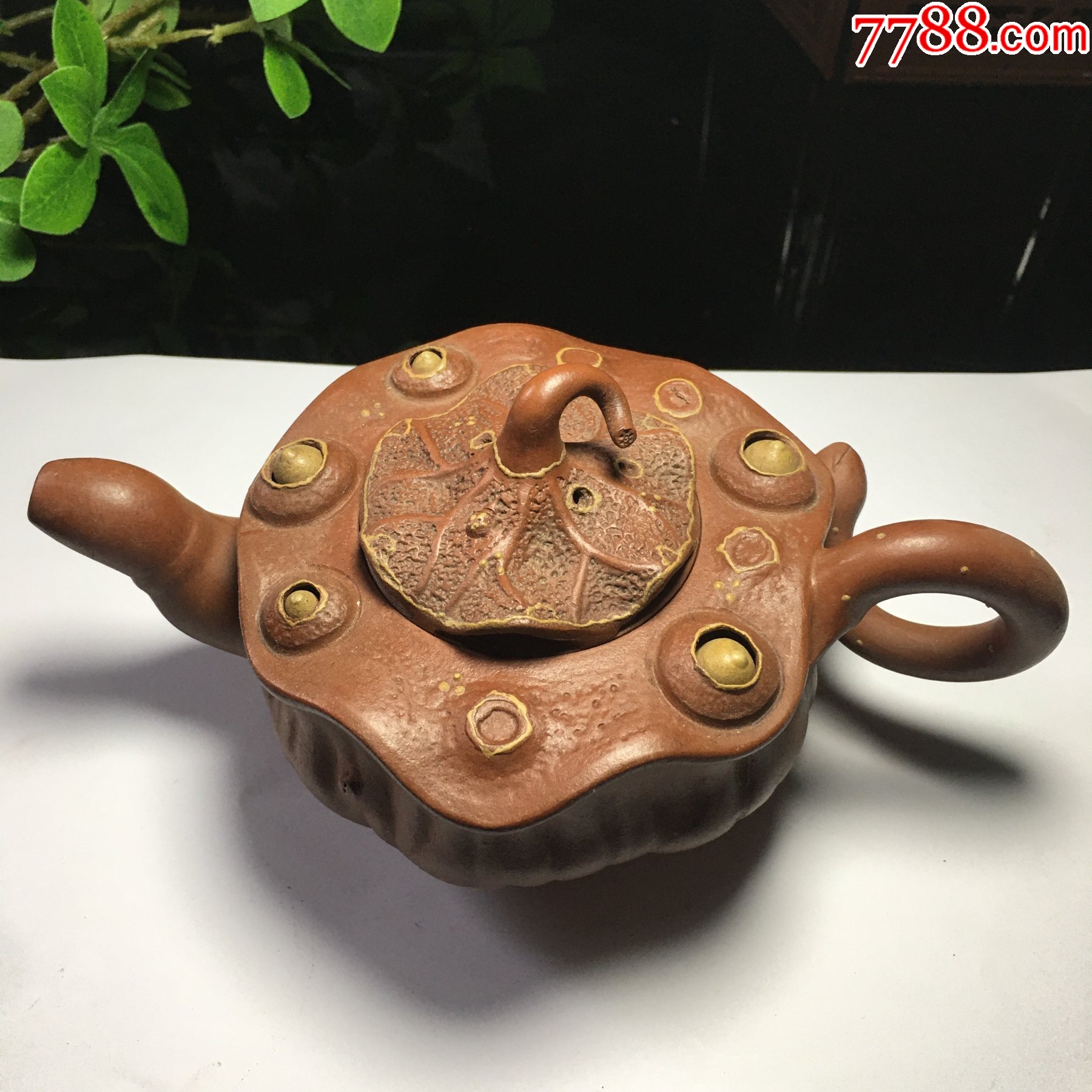 128077放漏10084紫砂壶莲子精品珍藏低价格拍卖包浆茶壶