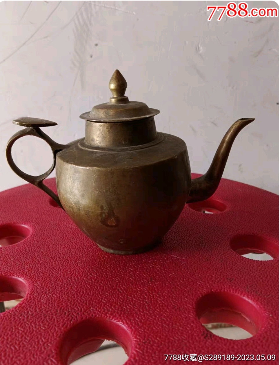 铜酒壶_价格178元【聚运轩玩古店】_第1张